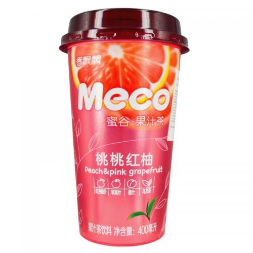 香飘飘桃桃红柚果汁茶400毫升
